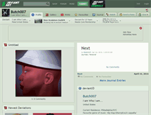 Tablet Screenshot of butch007.deviantart.com