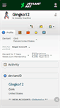Mobile Screenshot of gingko12.deviantart.com
