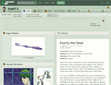 Tablet Screenshot of deatht-2.deviantart.com