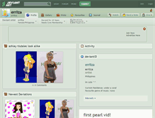 Tablet Screenshot of errliza.deviantart.com