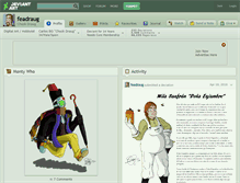 Tablet Screenshot of feadraug.deviantart.com