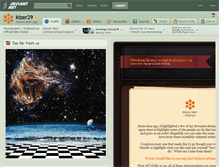 Tablet Screenshot of kizer29.deviantart.com