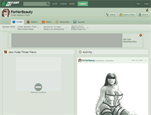 Tablet Screenshot of forherbeauty.deviantart.com