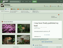 Tablet Screenshot of kilcillian.deviantart.com
