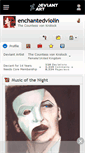 Mobile Screenshot of enchantedviolin.deviantart.com
