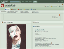 Tablet Screenshot of enchantedviolin.deviantart.com