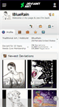 Mobile Screenshot of ibluerain.deviantart.com