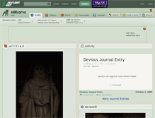 Tablet Screenshot of mircorvo.deviantart.com