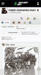 Mobile Screenshot of mater-memento-mori.deviantart.com