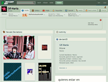 Tablet Screenshot of gif-mania.deviantart.com