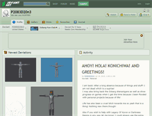 Tablet Screenshot of p2083d20n3.deviantart.com