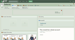 Desktop Screenshot of firefox167.deviantart.com