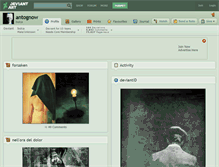 Tablet Screenshot of antognow.deviantart.com