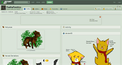 Desktop Screenshot of feathafooshizz.deviantart.com