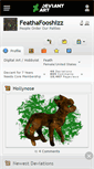 Mobile Screenshot of feathafooshizz.deviantart.com