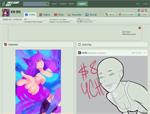 Tablet Screenshot of kit-bit.deviantart.com