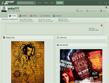 Tablet Screenshot of antius777.deviantart.com