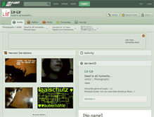 Tablet Screenshot of lir-lir.deviantart.com