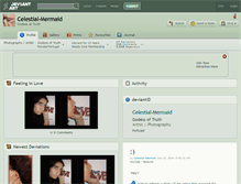 Tablet Screenshot of celestial-mermaid.deviantart.com