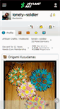 Mobile Screenshot of lonely--soldier.deviantart.com