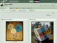 Tablet Screenshot of lonely--soldier.deviantart.com