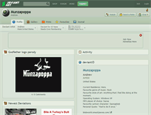 Tablet Screenshot of munzapoppa.deviantart.com