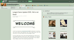 Desktop Screenshot of greatestgeneration.deviantart.com