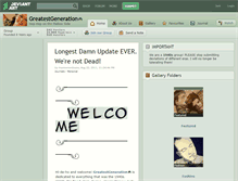 Tablet Screenshot of greatestgeneration.deviantart.com