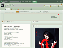 Tablet Screenshot of junishi-ryuko.deviantart.com