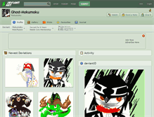 Tablet Screenshot of ghost-mokumoku.deviantart.com