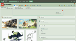 Desktop Screenshot of humblebee12.deviantart.com