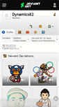 Mobile Screenshot of dynamics82.deviantart.com