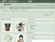 Tablet Screenshot of dynamics82.deviantart.com