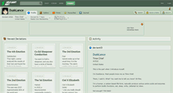 Desktop Screenshot of dusklance.deviantart.com