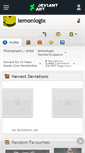 Mobile Screenshot of lemonlogix.deviantart.com