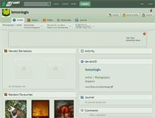 Tablet Screenshot of lemonlogix.deviantart.com