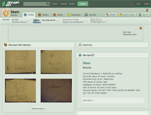 Tablet Screenshot of bbsm.deviantart.com