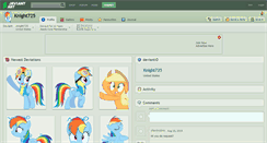 Desktop Screenshot of knight725.deviantart.com
