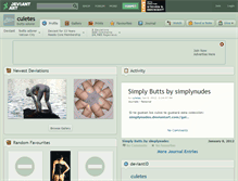 Tablet Screenshot of culetes.deviantart.com