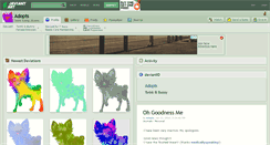 Desktop Screenshot of adopts.deviantart.com