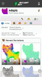 Mobile Screenshot of adopts.deviantart.com