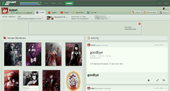 Desktop Screenshot of kutori.deviantart.com