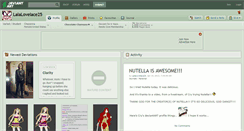 Desktop Screenshot of lalalovelace25.deviantart.com