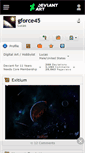 Mobile Screenshot of gforce45.deviantart.com