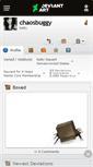 Mobile Screenshot of chaosbuggy.deviantart.com