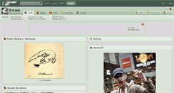 Desktop Screenshot of eviljoel.deviantart.com