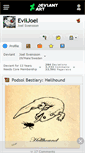 Mobile Screenshot of eviljoel.deviantart.com