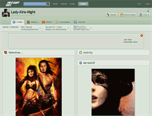 Tablet Screenshot of lady-kira-night.deviantart.com