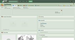 Desktop Screenshot of cooltommy.deviantart.com
