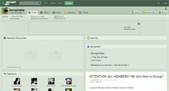 Desktop Screenshot of devophobia.deviantart.com
